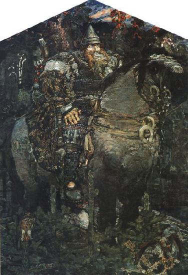 Mikhail Vrubel Bogatyr oil painting image